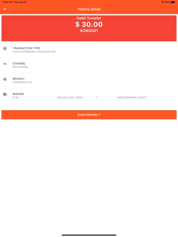 GTWorld Liberia iPad  স্ক্রিনশট