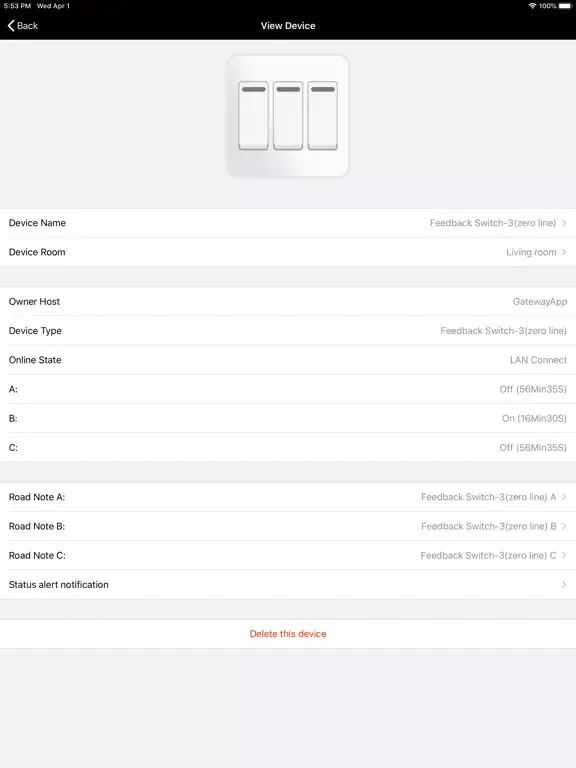 GTC Smart Living iPad 应用截图