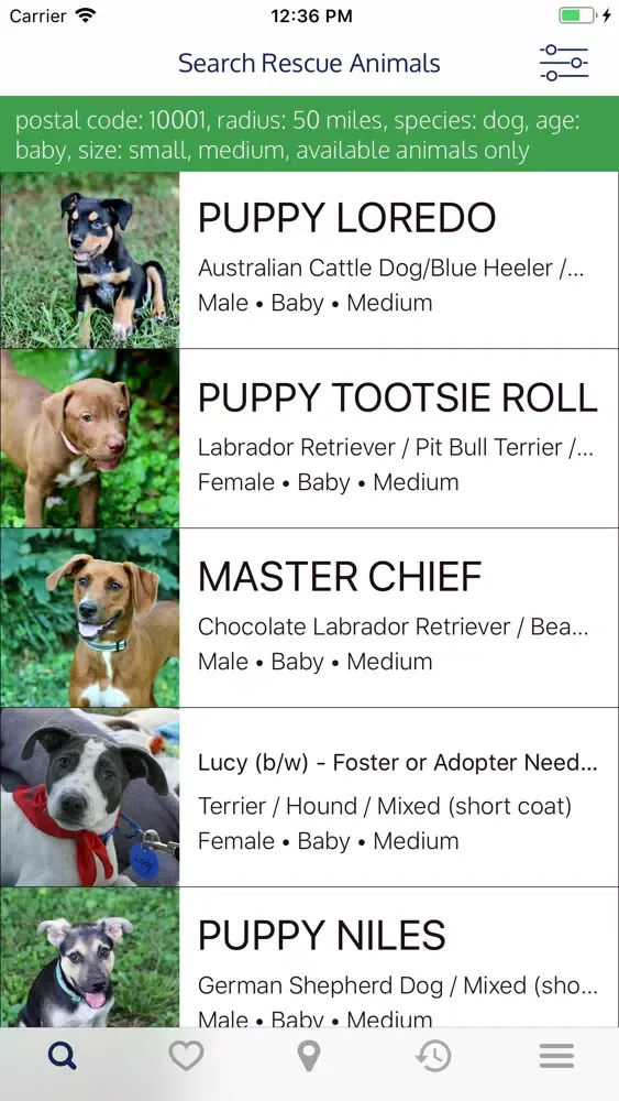 Rescue Finder: Adopt a Pet سکرین شاٹس