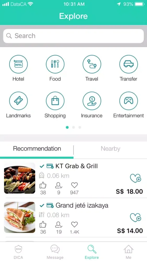 GT Dollar App Screenshots