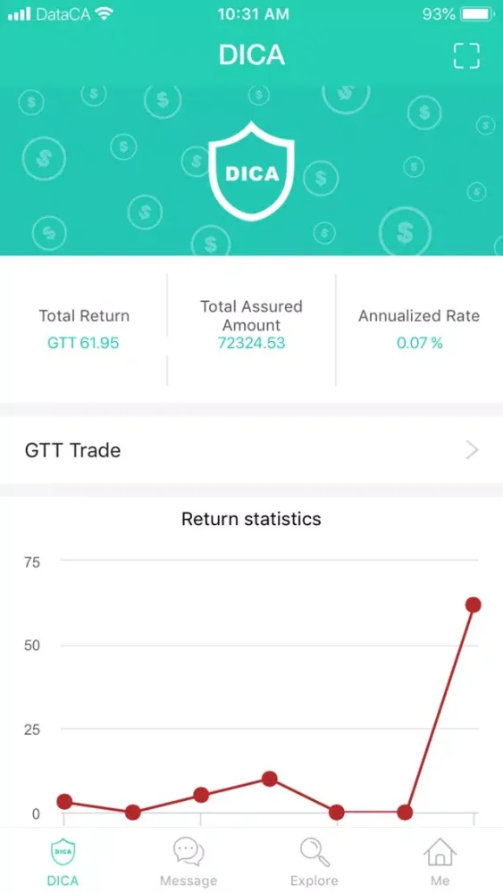 GT Dollar App Screenshots