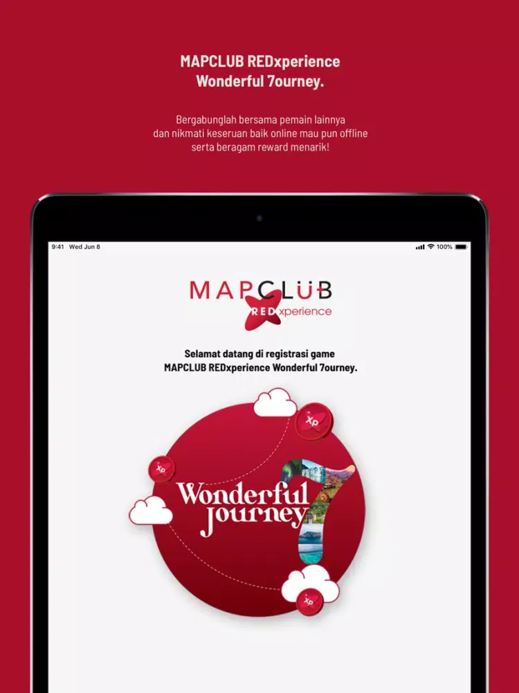 ภาพหน้าจอของ MAPCLUB REDxperience iPad 