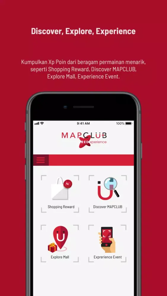 ภาพหน้าจอของ MAPCLUB REDxperience