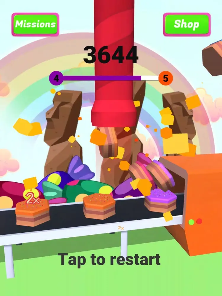 Capturas de tela do Cake Tower Stack iPad 