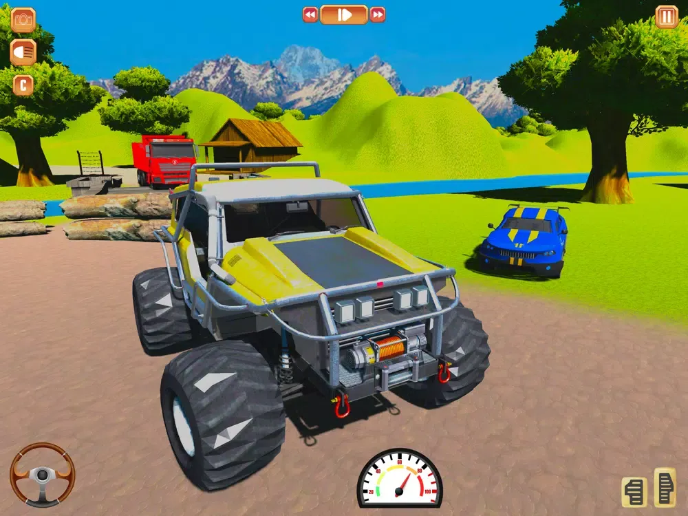 Offroad jeep Driving & Parking iPad  Screenshots