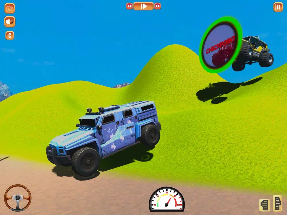 Offroad jeep Driving & Parking iPad  Screenshots