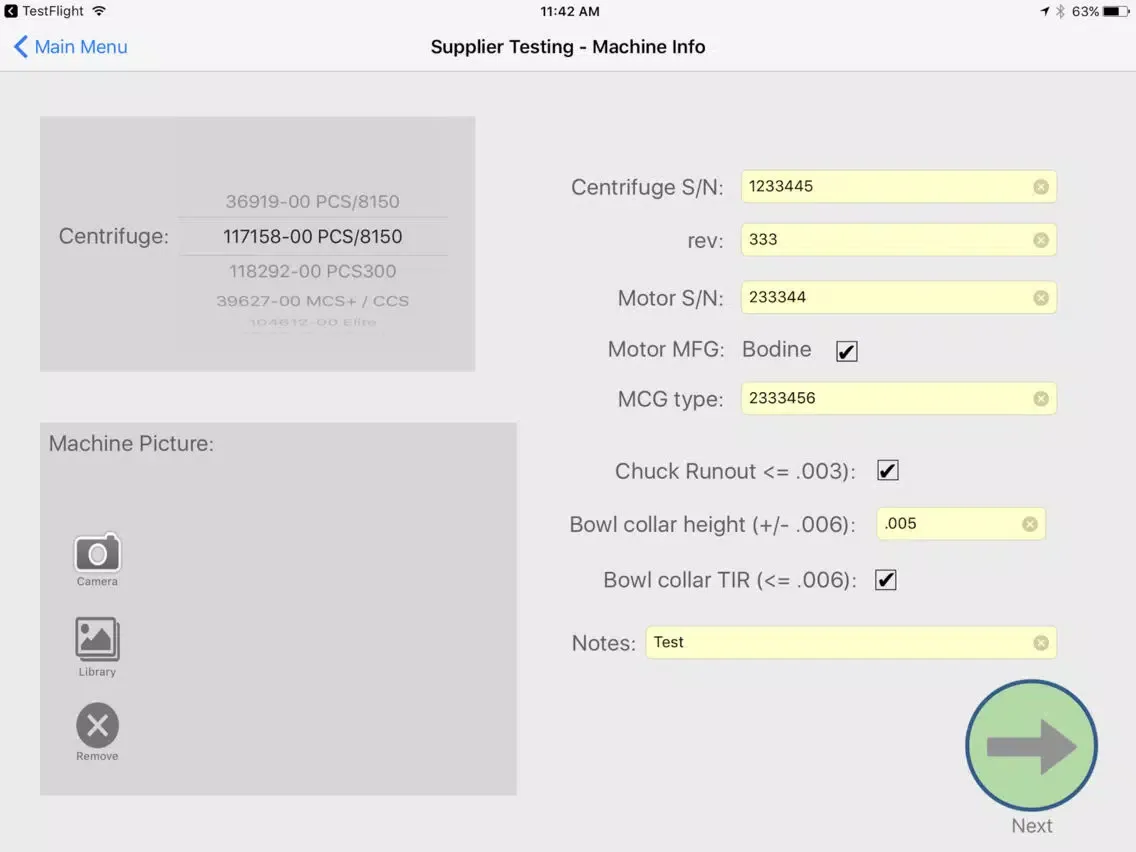 Screenshot di Haemonetics: Field Service App iPad 