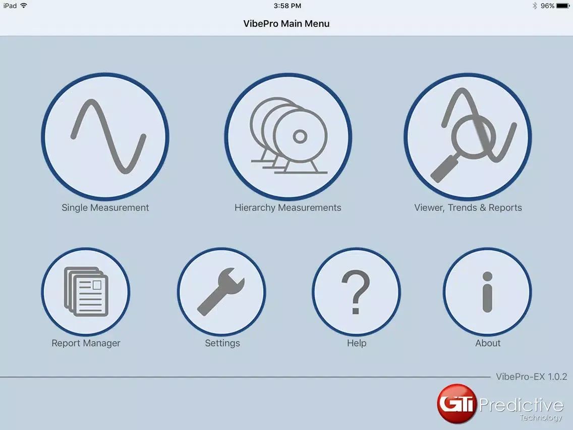 ภาพหน้าจอของ VibePro-EX iPad 