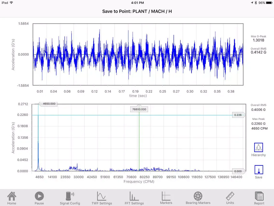 ภาพหน้าจอของ VibePro-EX iPad 