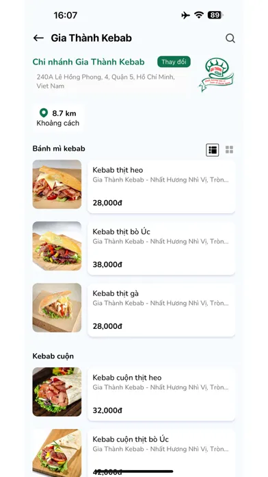 Kebab Gia Thành 스크린샷