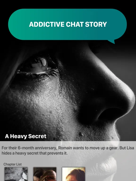 Скриншоты Addict - Chat stories iPad 