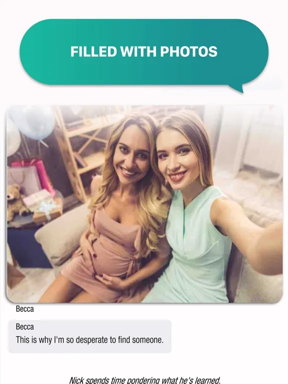 Скриншоты Addict - Chat stories iPad 