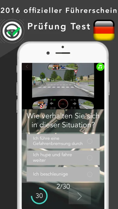 Capturas de pantalla de Führerschein 2016 - Fahrschule Theorie Test