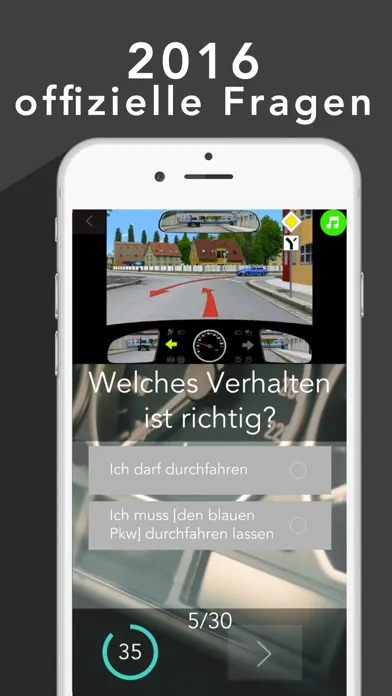 Capturas de pantalla de Führerschein 2016 - Fahrschule Theorie Test