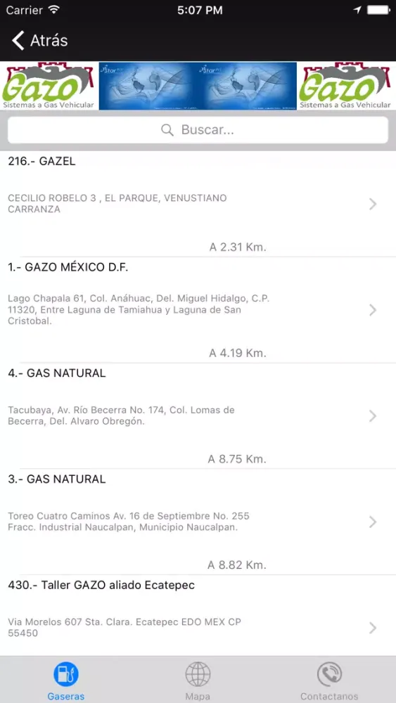 GAZO, Gas Vehicular Screenshots