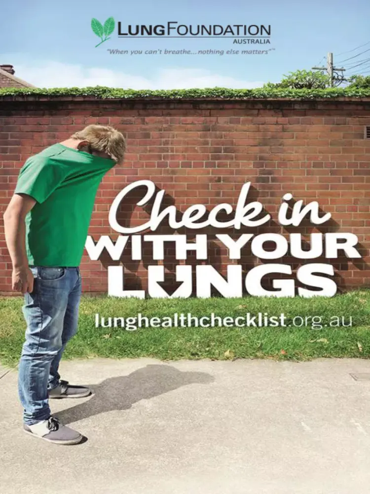 Capturas de tela do Lung Foundation Australia iPad 