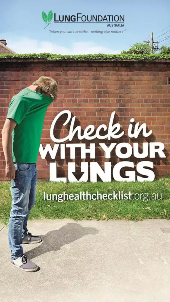 Capturas de tela do Lung Foundation Australia
