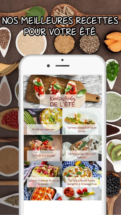 Tangkapan layar Recette de cuisine pour l'été - Recettes saine