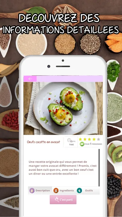 Tangkapan layar Recette de cuisine pour l'été - Recettes saine