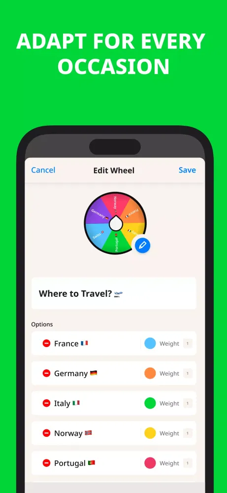 Spin roulette Wheel of Choices应用截图