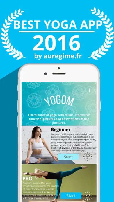 Screenshot di YOGOM - Yoga app free - Yoga for beginners.