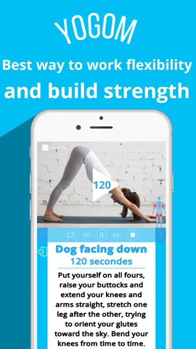 Screenshot di YOGOM - Yoga app free - Yoga for beginners.