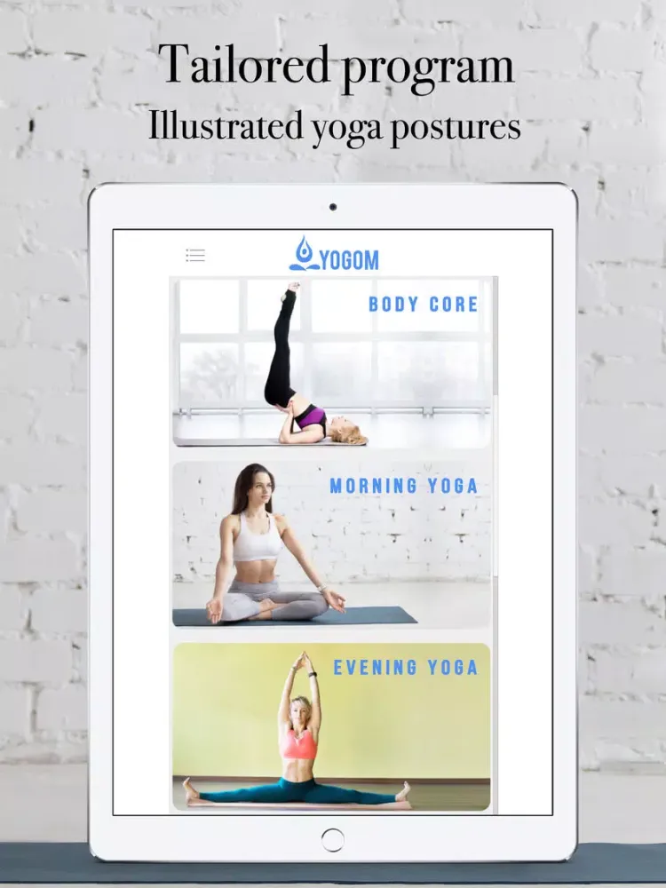 Capturas de tela do Yogom 2 - Daily Yoga for relaxation and serenity iPad 