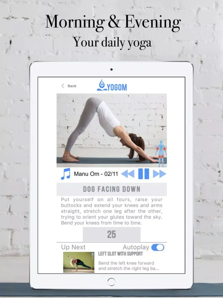 Capturas de tela do Yogom 2 - Daily Yoga for relaxation and serenity iPad 