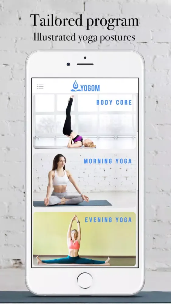 Capturas de tela do Yogom 2 - Daily Yoga for relaxation and serenity