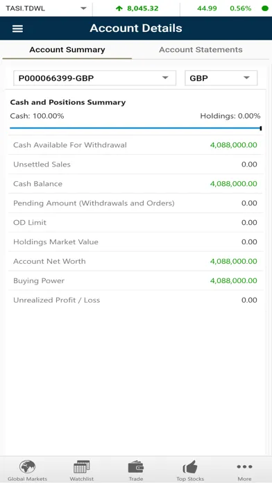 ICM Securities (GTN) سکرین شاٹس