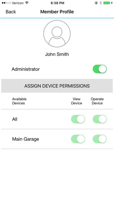Capturas de pantalla de Amarr Entrematic Door App
