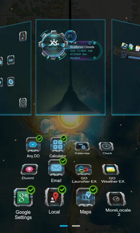 Next Magic Light Live wallpaper スクリーンショット