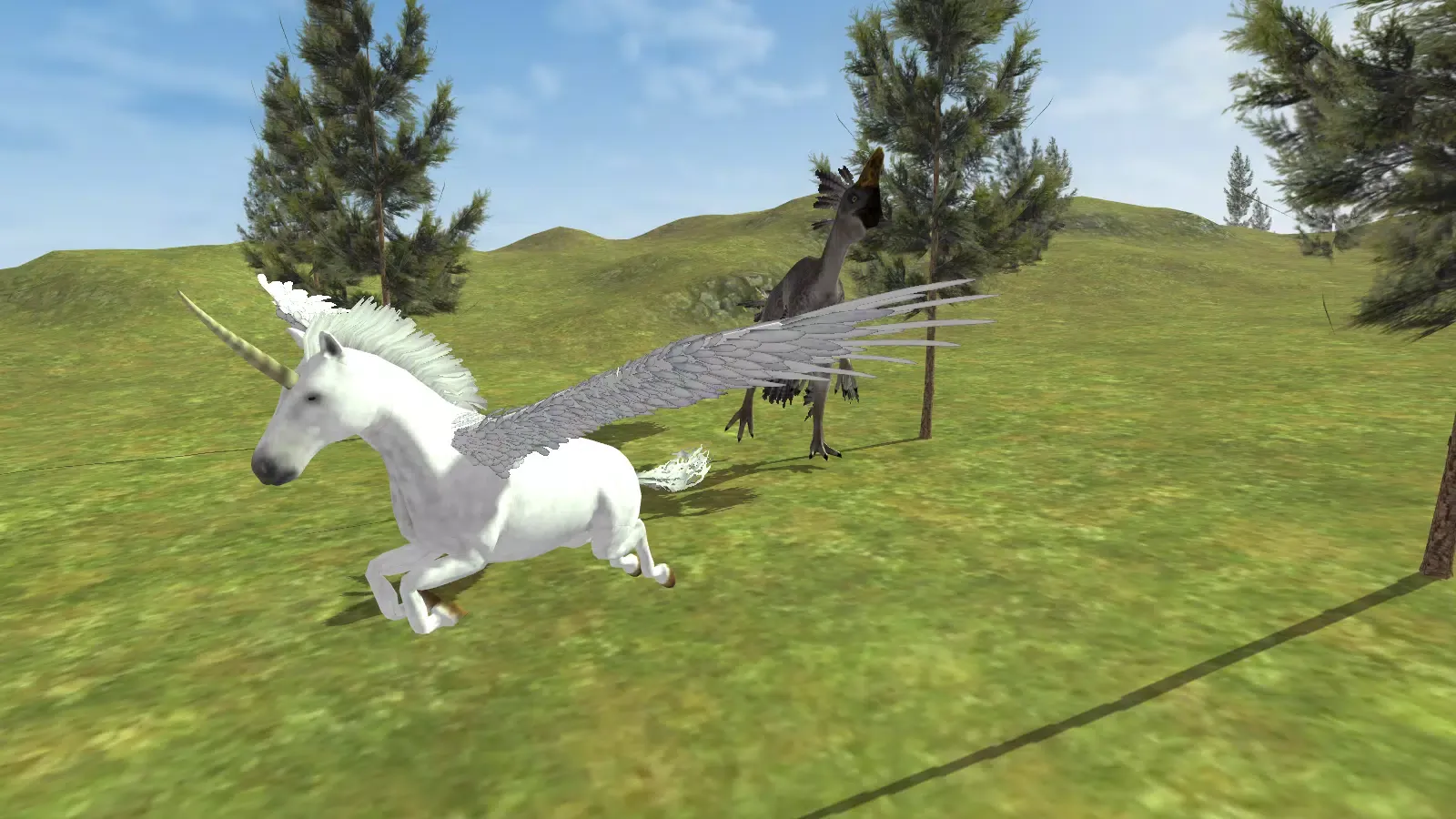 Capturas de tela do Flying Unicorn Simulator