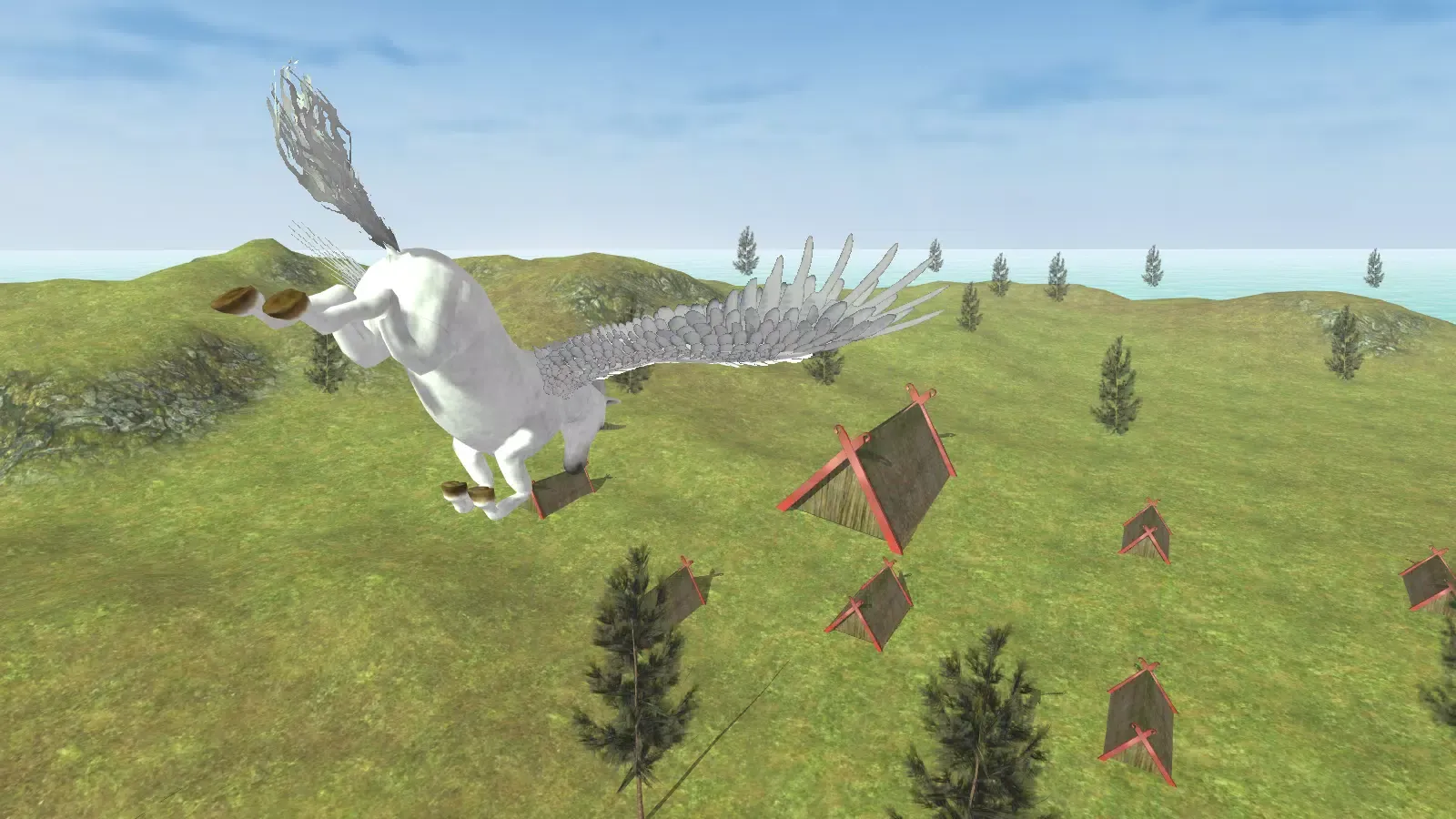 Capturas de tela do Flying Unicorn Simulator