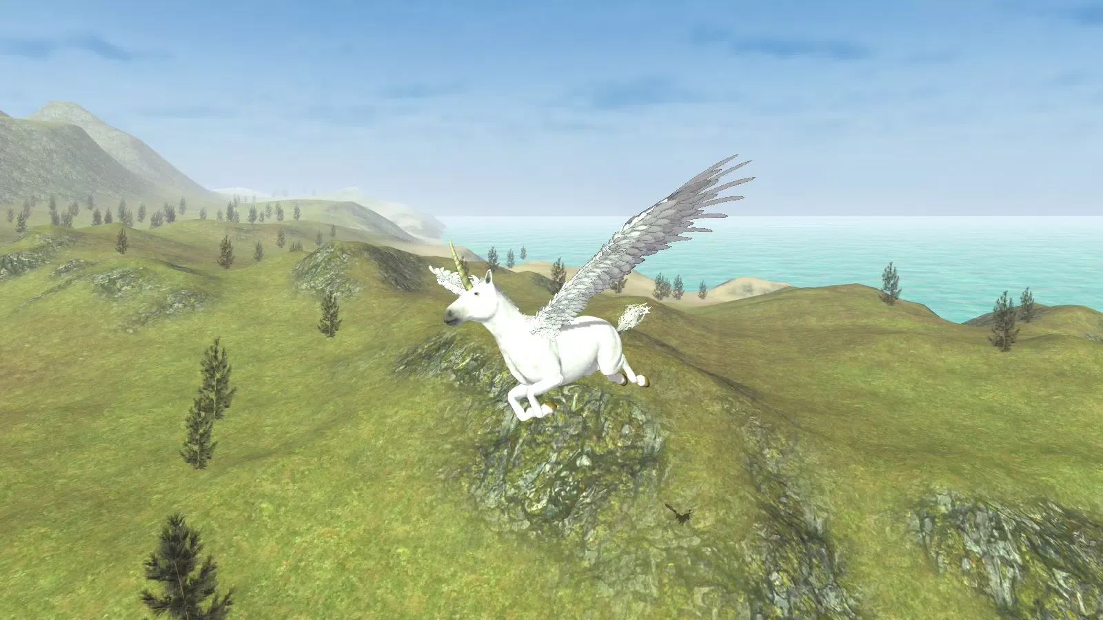 Capturas de tela do Flying Unicorn Simulator