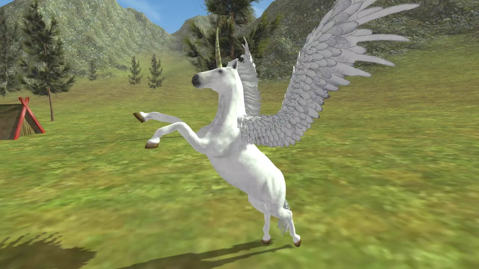 Capturas de tela do Flying Unicorn Simulator