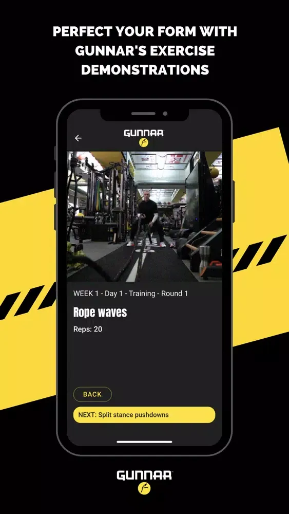 Captures d'écran de Gunnar Peterson | Training App