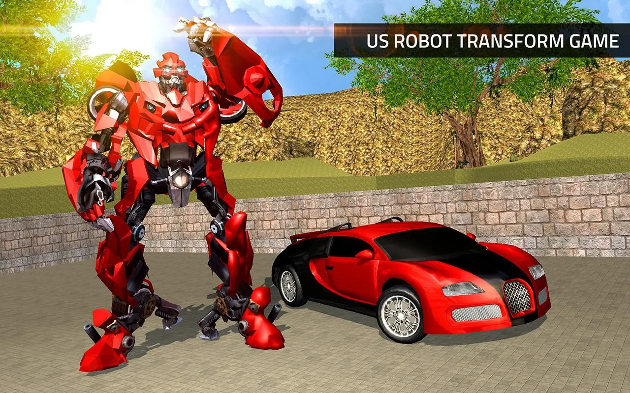 US Robot Transform Car Screenshots