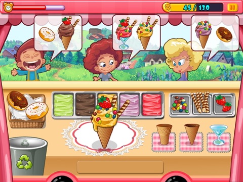 Скриншоты Crazy Chef - Ice Cream Truck iPad 