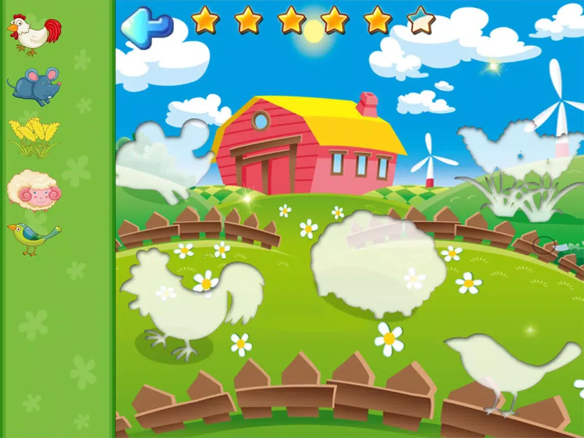 Captures d'écran de Kids Colorful Farm Puzzles iPad 