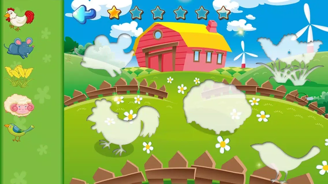 Captures d'écran de Kids Colorful Farm Puzzles