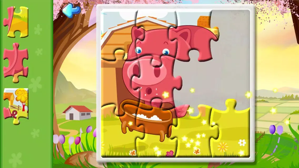 Captures d'écran de Kids Colorful Farm Puzzles