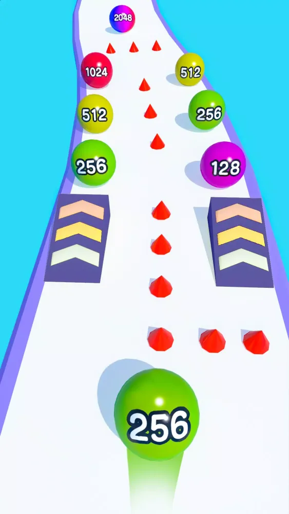 Rolling Ball Run Numbers Game Screenshots