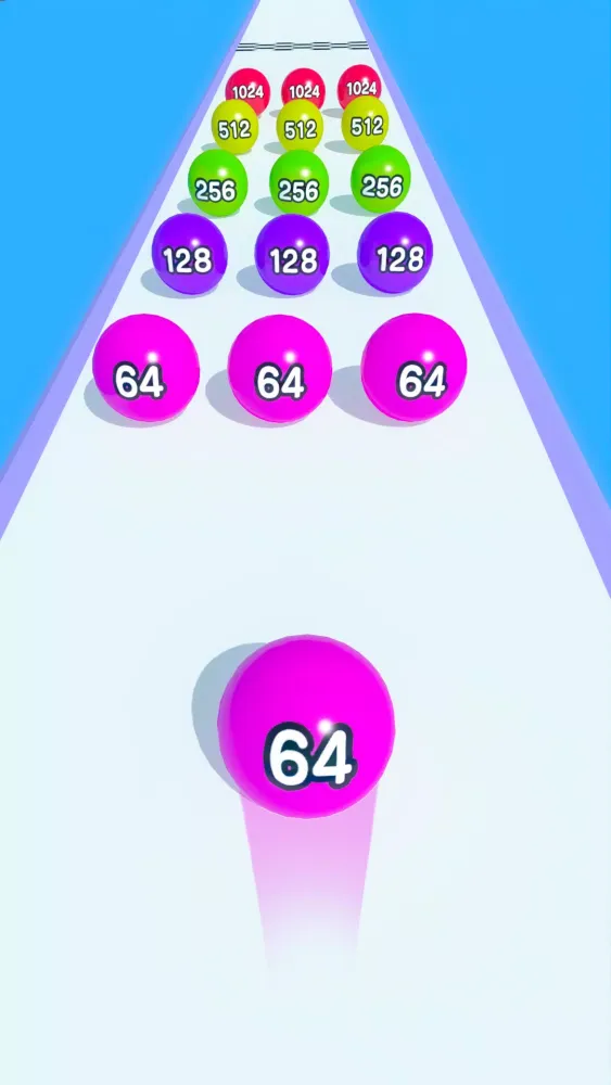 Rolling Ball Run Numbers Game Screenshots