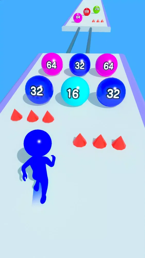 Rolling Ball Run Numbers Game Screenshots