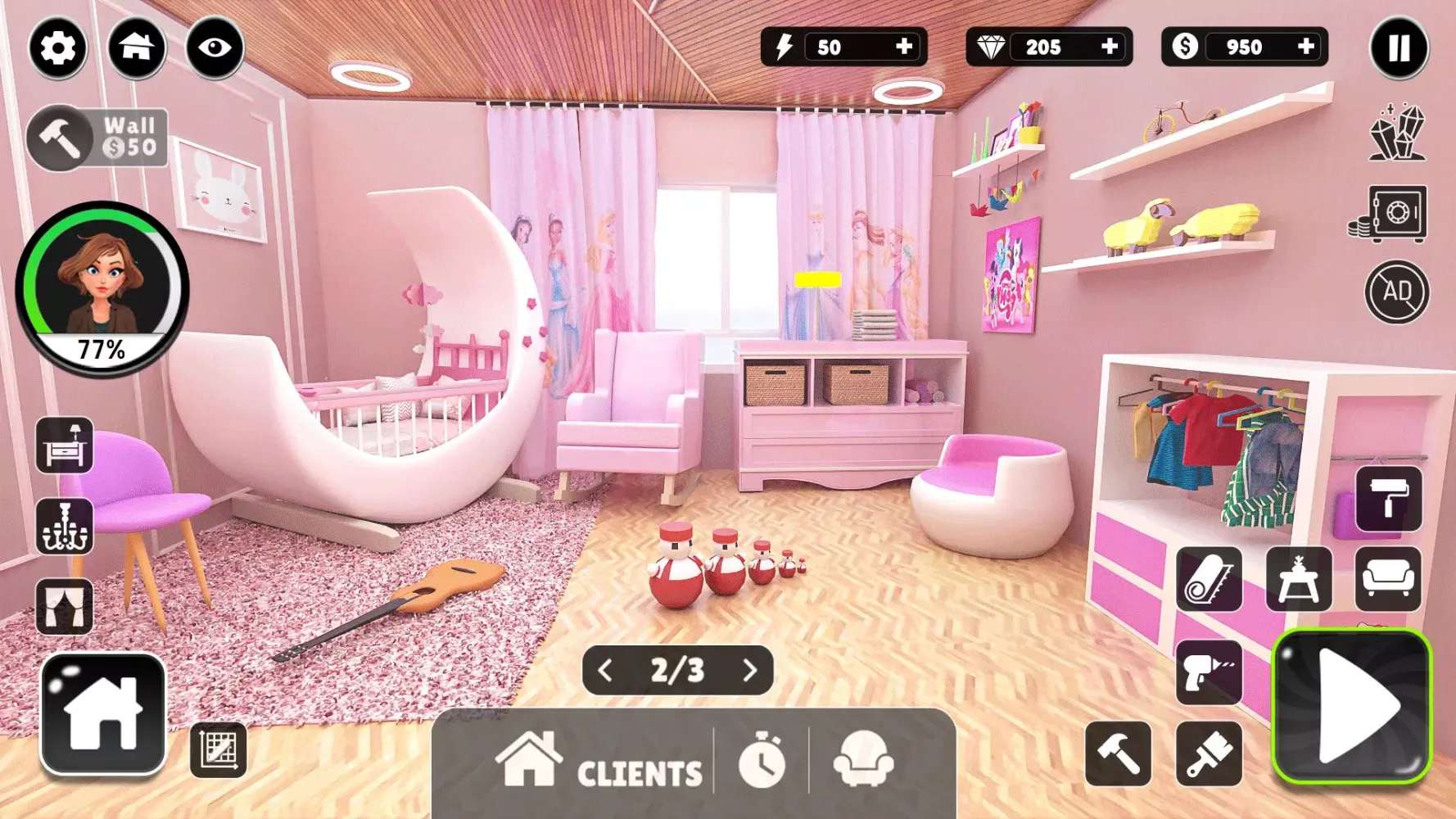 Home Design Makeover 3D Game Screenshots