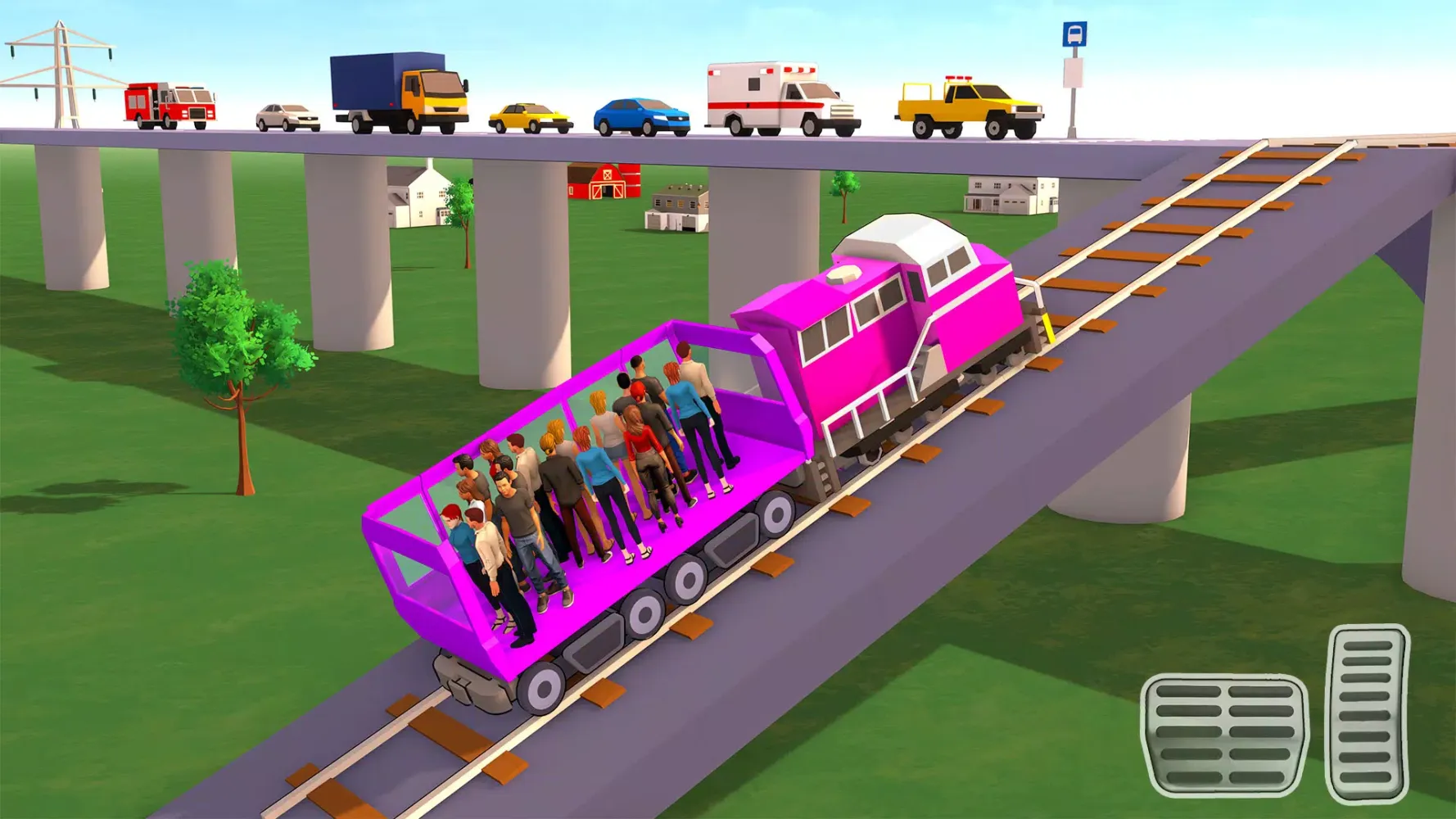 Tangkapan layar Passenger Express Train Game
