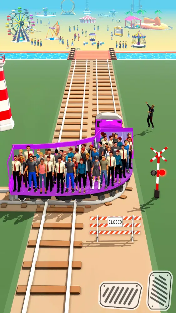 Tangkapan layar Passenger Express Train Game