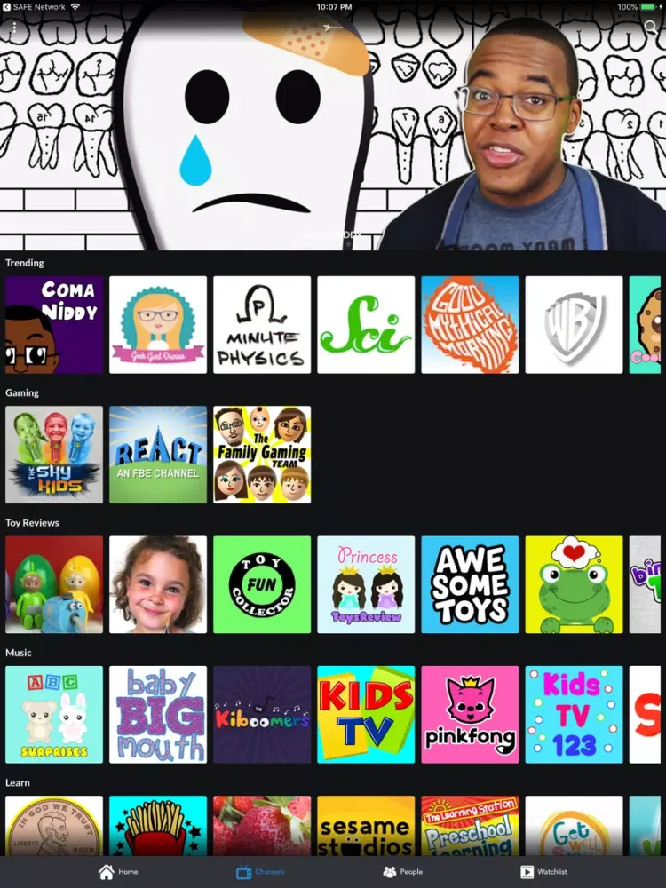 Kidspace Network iPad 應用截圖