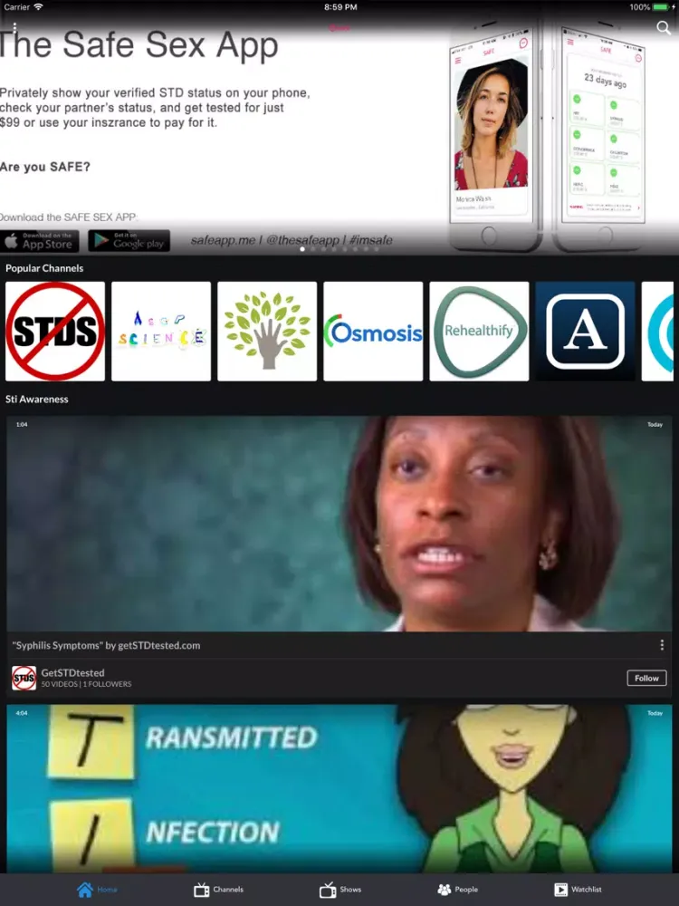 Captures d'écran de SAFE Network iPad 